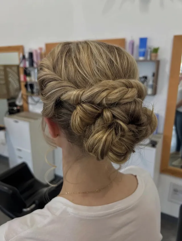 braided chignon