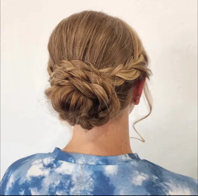 braided chignon